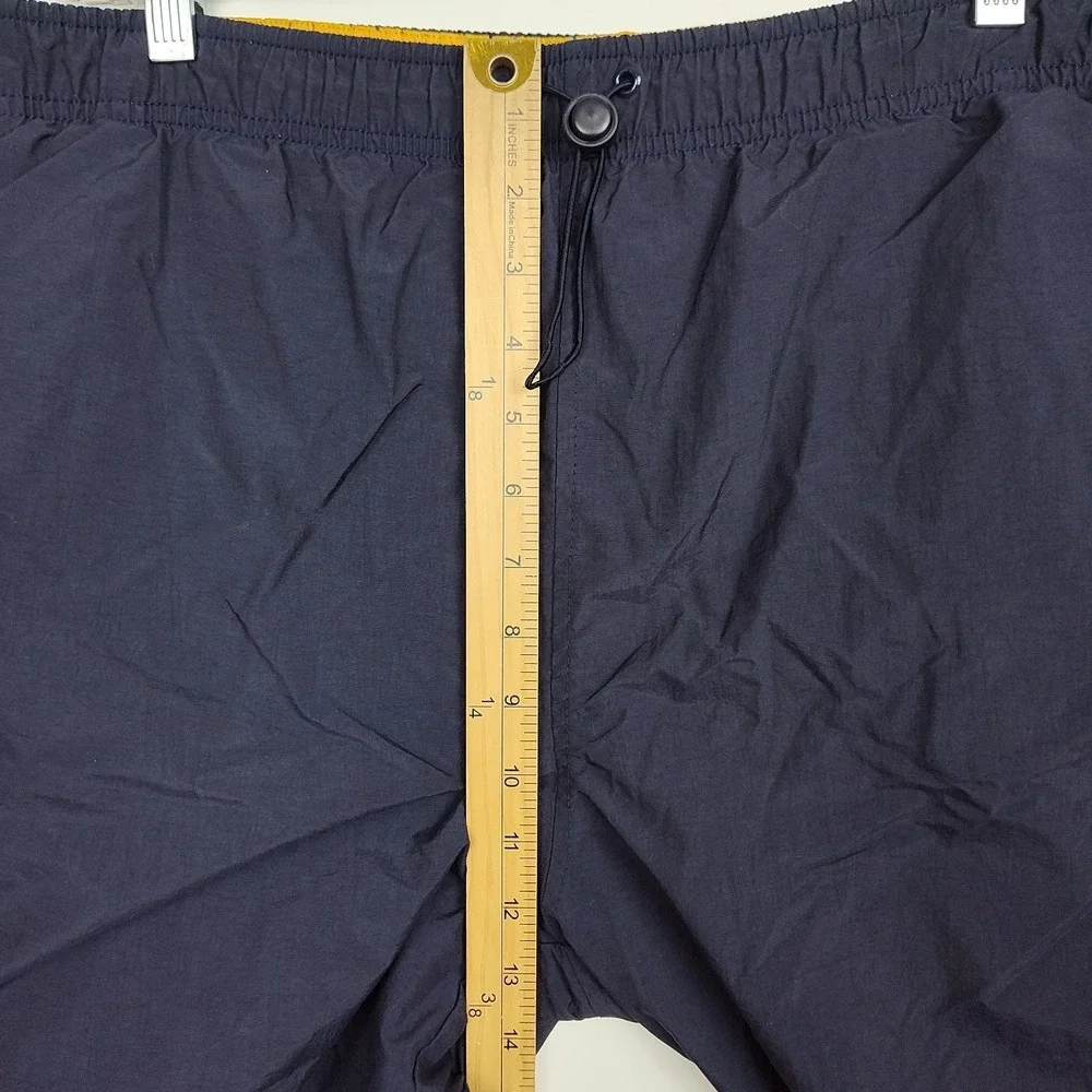 Starter Zip-Away Athletic Pants Men's‎ S Blue/Yellow Reversible Shorts